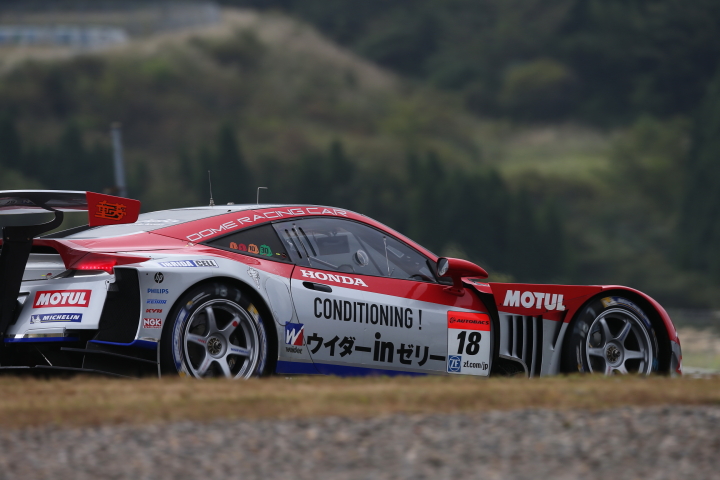 公式予選: 山本尚貴／フレデリック・マコヴィッキィ組（GT500:ウイダー モデューロ HSV-010）