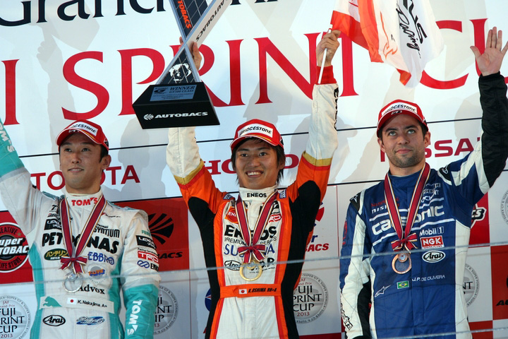 GT500決勝レース2: 暫定表彰式