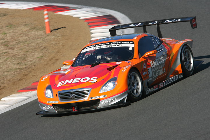 GT500クラスレース2ポールポジションは大嶋和也（ENEOS SUSTINA SC430）