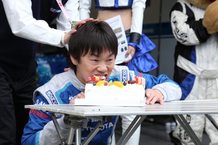 嵯峨宏紀（Panasonic apr PRIUS GT）の誕生パーティー