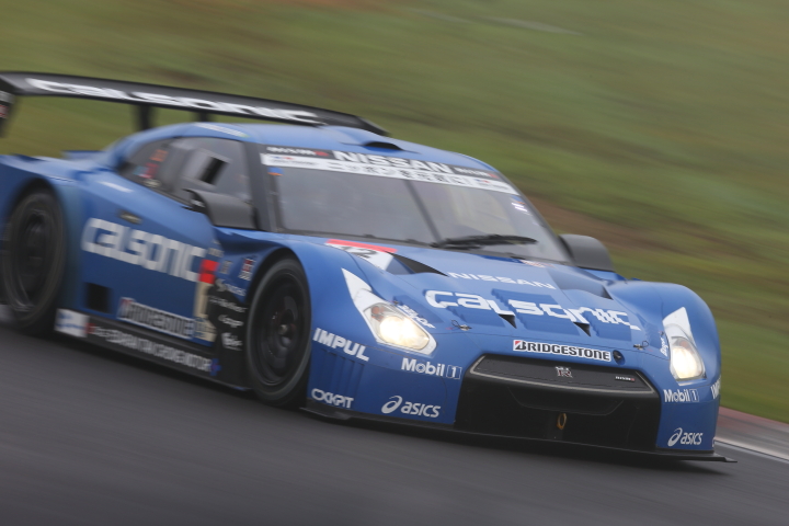 公式練習: 	カルソニックIMPUL GT-R（松田次生／ジョアオ・パオロ・デ・オリベイラ組）