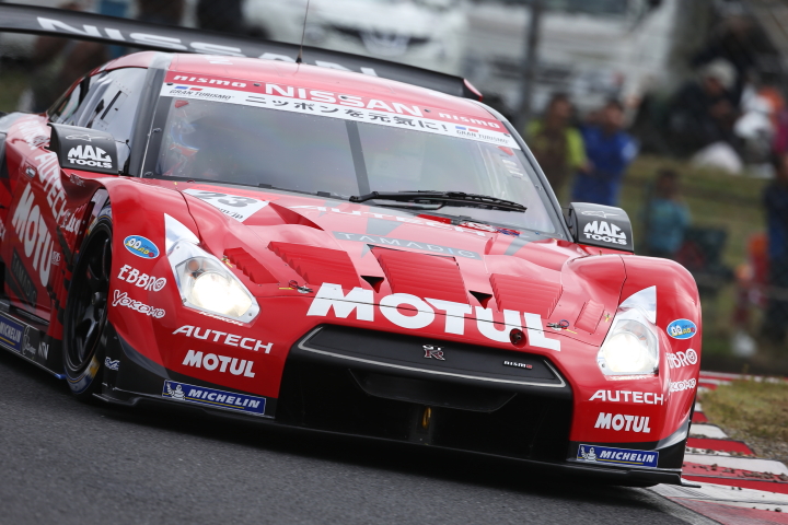 GT500クラス予選2位はMOTUL AUTECH GT-R（柳田真孝／ロニー・クインタレッリ組）