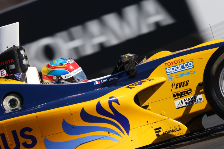スーパーフォーミュラフリー走行: ロイック・デュバル（KYGNUS SUNOCO Team LeMans）