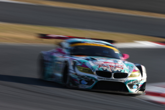 スーパーGT300クラス第2レース決勝: 谷口信輝（GSR 初音ミクBMW）