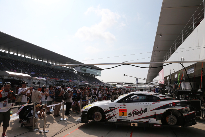 公開車検: S Road NDDP GT-R（星野一樹／佐々木大樹／ルーカス・オルドネス組）