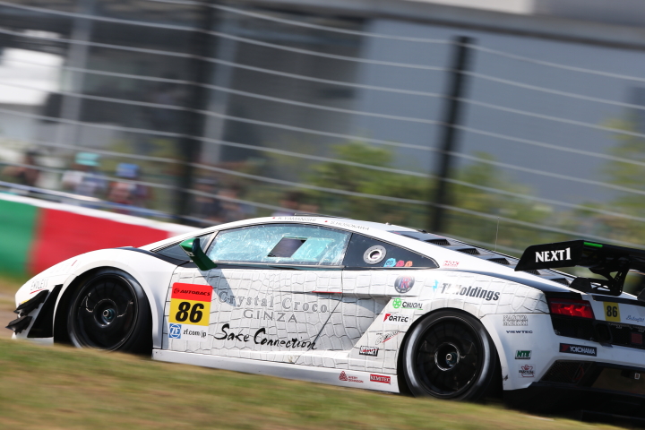 ノックアウト予選Q2: クリスタルクロコ ランボルギーニ GT3（山西康司／細川慎弥組）