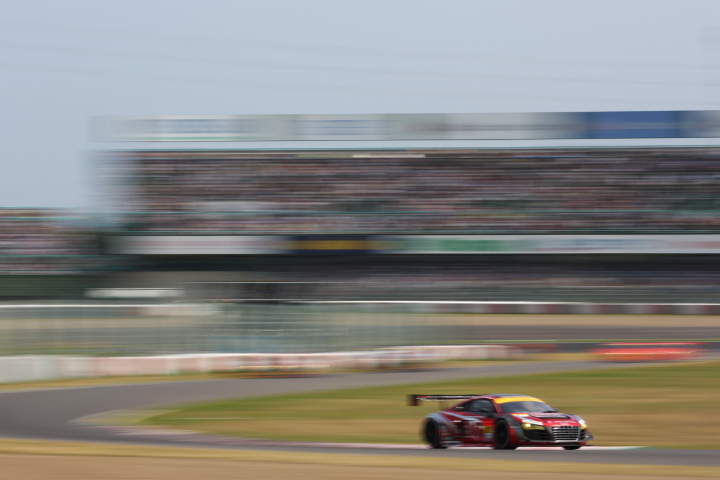 決勝レース: ZENT Audi R8 LMS ultra（都筑晶裕／リチャード・ライアン組）