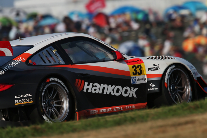 決勝レース: HANKOOK PORSCHE（影山正美／藤井誠暢組）