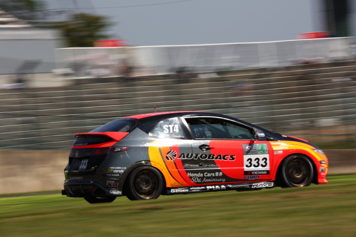 Bドライバー公式予選: 野間一（ST-4:オートバックス.GLORY-R.FN2）