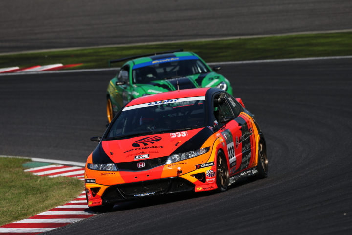 第1レース: 野間一（ST-4:オートバックス.GLORY-R.FN2）