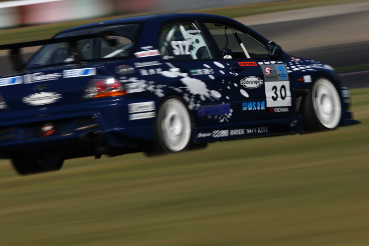 フリー走行: ST-2:RSオガワADVANランサーII（成澤正人／青木拓磨／佐藤敦組）