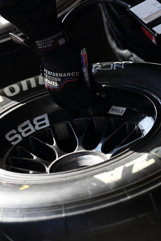 今シーズンからスペックが変わってタイムが向上に貢献しているブリヂストンタイヤ