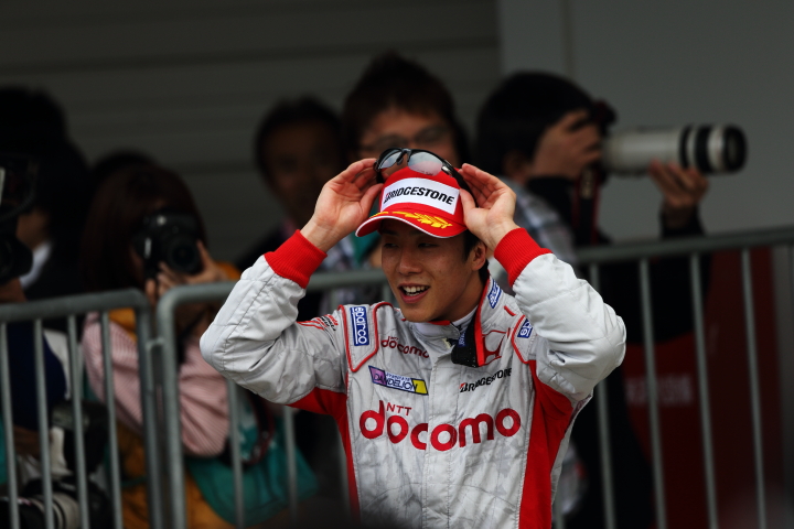 優勝した伊沢拓也（DOCOMO TEAM DANDELION RACING）