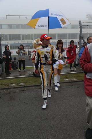 2位入賞のロイック・デュバル（KYGNUS SUNOCO Team LeMans）