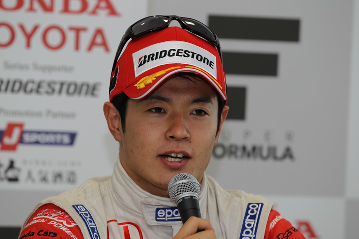 公式予選記者会見: 予選3位の山本尚貴（無限）