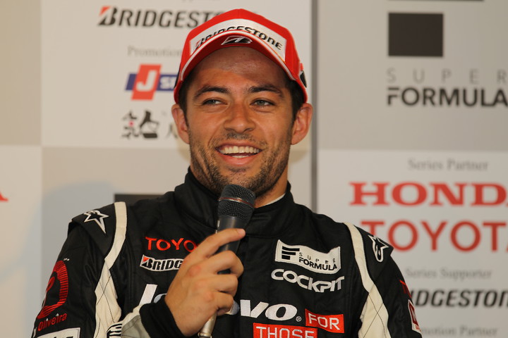 公式予選記者会見: 予選3位のジョアオ・パオロ・デ・オリベイラ（インパル）