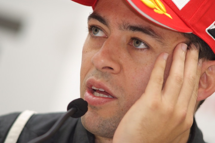 第1レース決勝記者会見: 3位のジョアオ・パオロ・デ・オリベイラ（インパル）