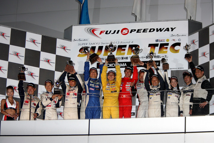 ST-5クラスの暫定表彰式