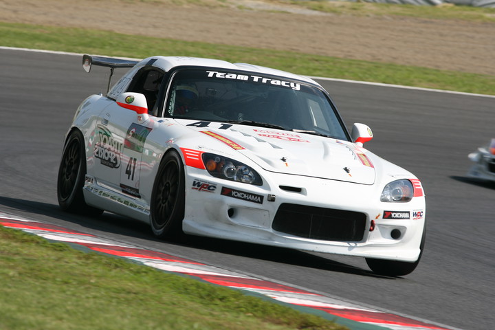 ST-4クラス第1～第3レースのポールポジションはTRACY SPORTS ings S2000（植松忠雄／井入宏之／長野賢也組）