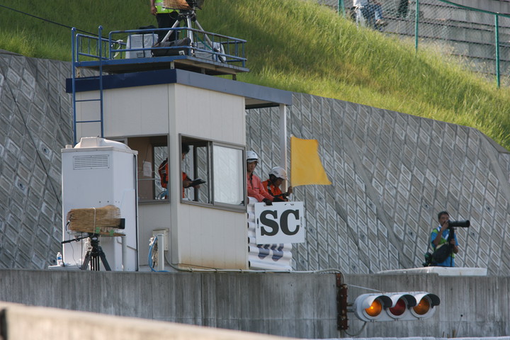 クラッシュ車両があったためSCが導入された