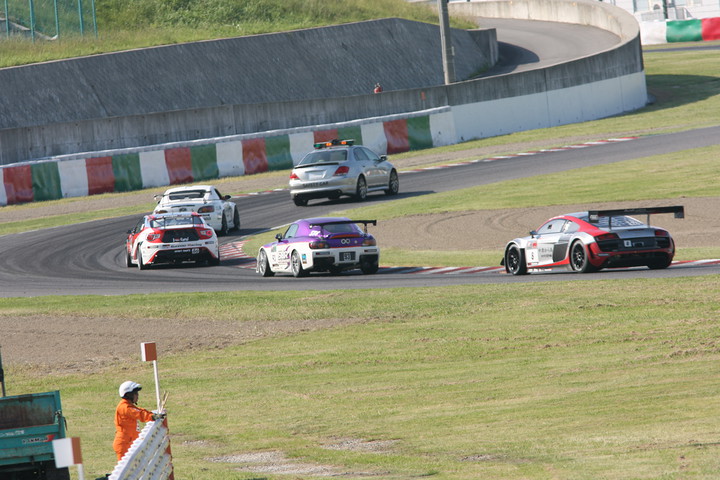 クラッシュ車両があったためSCが導入された