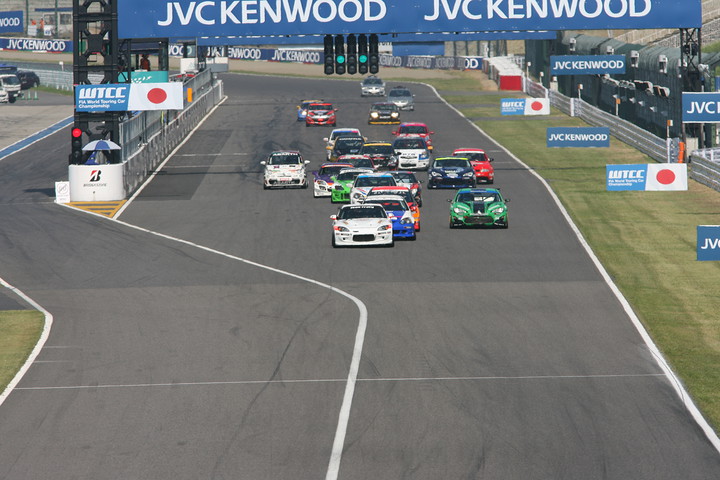 決勝第2レース: 第2グループのスタートシーン