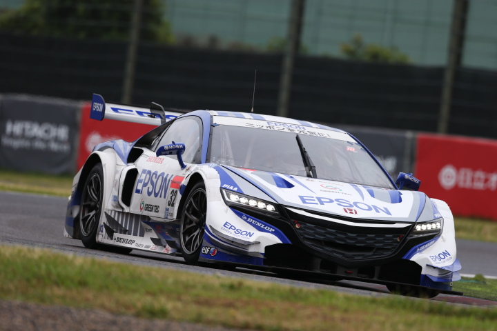 公式テスト鈴鹿: 中嶋大祐／ベルトラン・バゲット組（GT500:Epson NSX CONCEPT-GT）