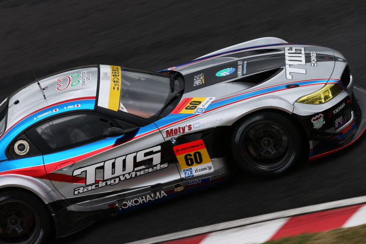 公式テスト鈴鹿: 飯田章／吉本大樹／佐藤晋也組（GT300:TWS LM corsa BMW Z4）