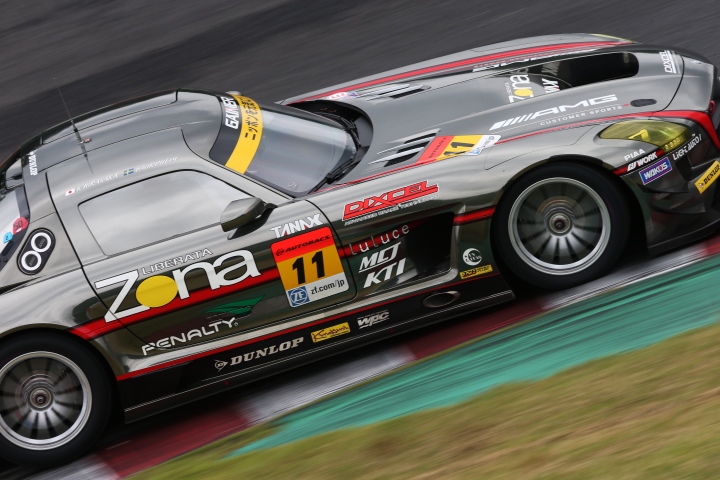 公式テスト鈴鹿: 平中克幸／山内英輝組（GT300:GAINER DIXCEL SLS）