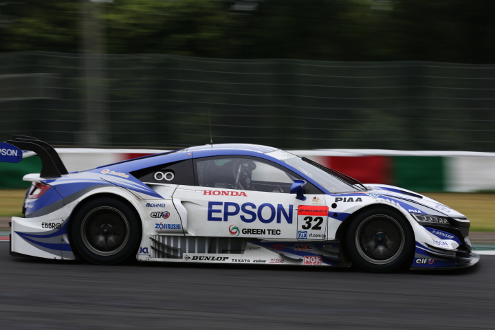 公式テスト鈴鹿: 中嶋大祐／ベルトラン・バゲット組（GT500:Epson NSX CONCEPT-GT）