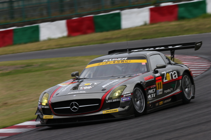 公式テスト鈴鹿: 平中克幸／山内英輝組（GT300:GAINER DIXCEL SLS）