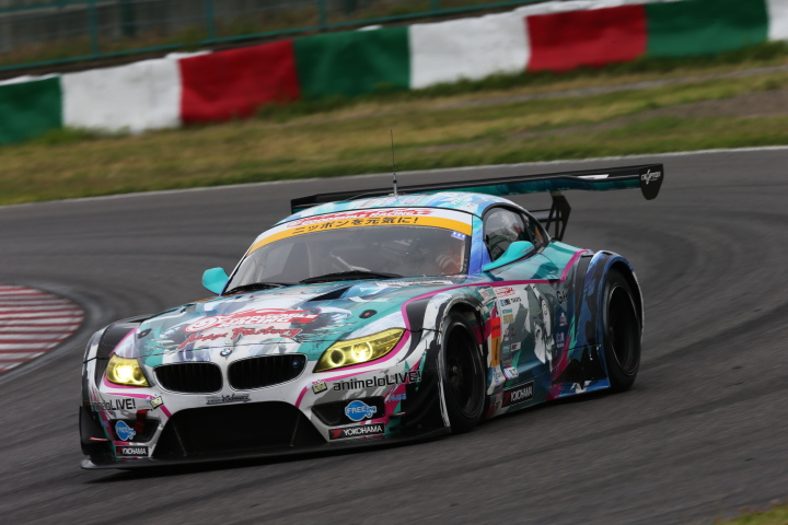 公式テスト鈴鹿: 片岡龍也／河野駿佑組（GT300:グッドスマイル 初音ミク Z4）