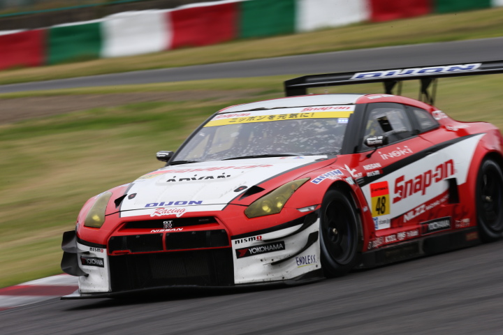 公式テスト鈴鹿: 高森博士／田中勝輝／富田竜一郎組（GT300:Snap-on DIJON Racing GT-R）