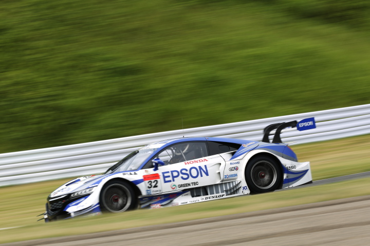 公式テスト鈴鹿: 中嶋大祐／ベルトラン・バゲット組（GT500:Epson NSX CONCEPT-GT）