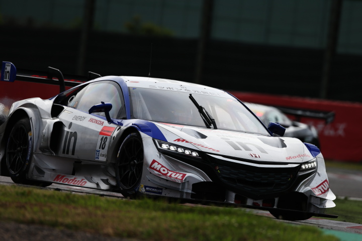 公式テスト鈴鹿: 山本尚貴／ジャン・カール・ベルネ／フレデリック・マコヴィッキィ組（GT500:ウイダー モデューロ NSX CONCEPT-GT）