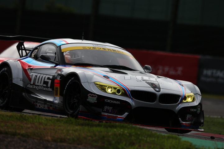 公式テスト鈴鹿: 飯田章／吉本大樹／佐藤晋也組（GT300:TWS LM corsa BMW Z4）