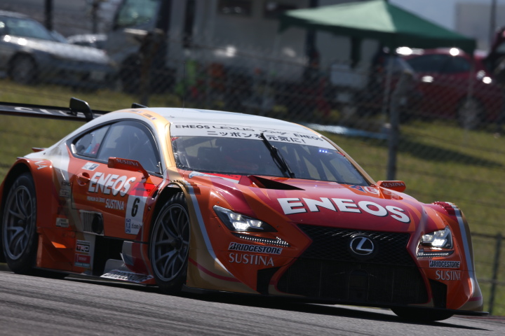 公式練習: 大嶋和也／国本雄資組（GT500:ENEOS SUSTINA RC F）