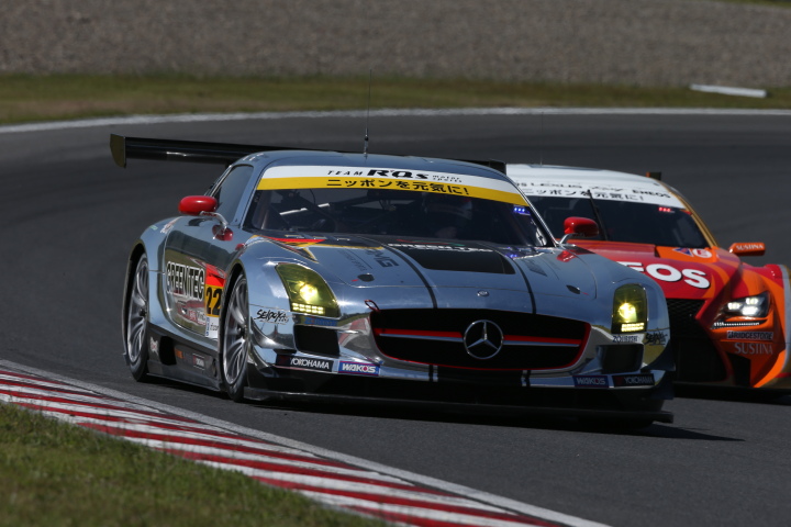 公式練習: 和田久／土屋武士組（GT300:グリーンテック SLS AMG GT3）