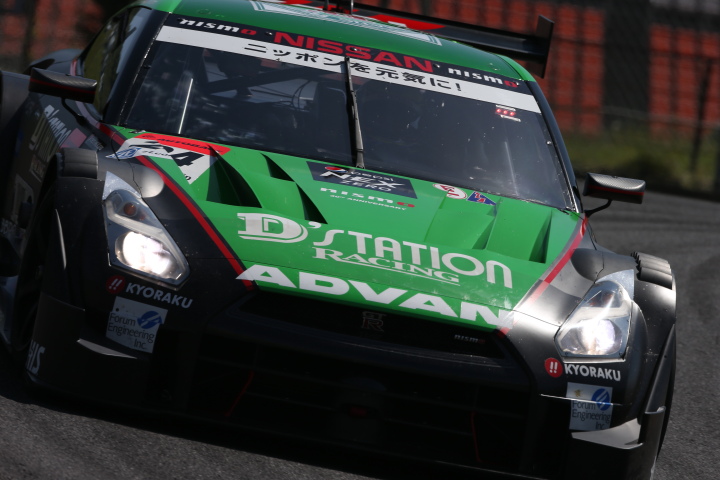公式練習: ミハエル・クルム／佐々木大樹組（GT500:D'station ADVAN GT-R）