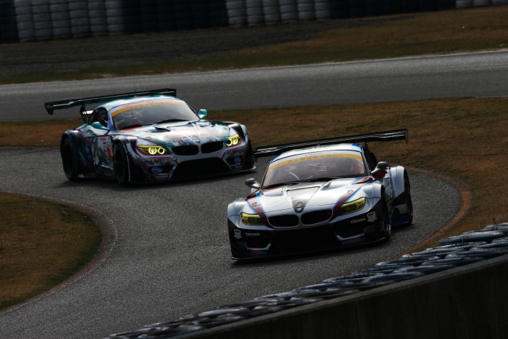 公式練習: 飯田章／吉本大樹組（GT300:TWS LM corsa BMW Z4）