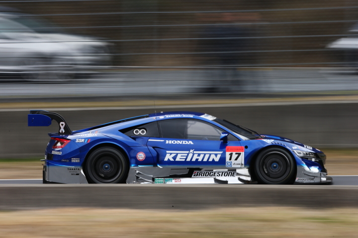 公式練習: 塚越広大／金石年弘組（GT500:KEIHIN NSX CONCEPT-GT）