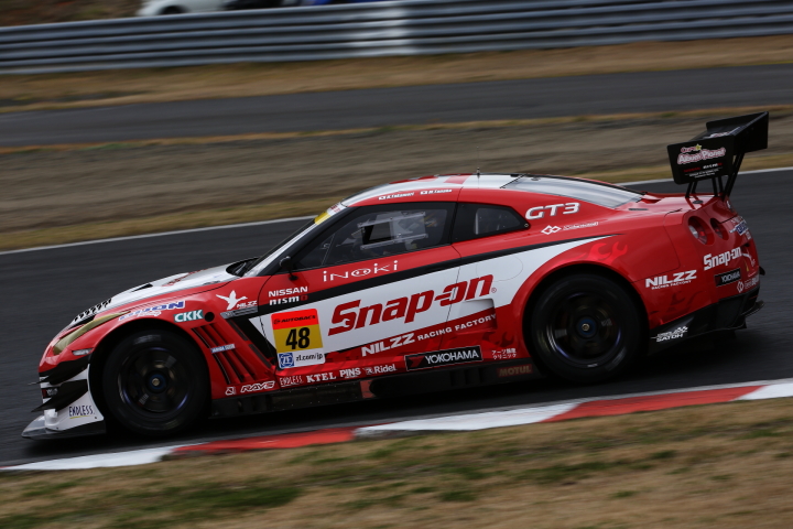 公式練習: 高森博士／田中勝輝組（GT300:Snap-on DIJON Racing GT-R）
