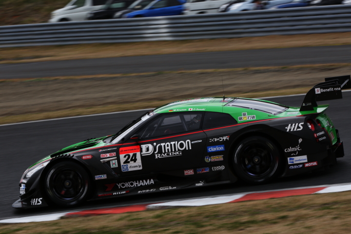 公式練習: ミハエル・クルム／佐々木大樹組（GT500:D'station ADVAN GT-R）