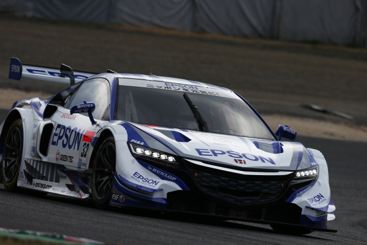 ノックアウト予選: 中嶋大祐／ベルトラン・バゲット組（GT500:Epson NSX CONCEPT-GT）