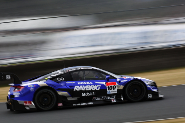 ノックアウト予選: 小暮卓史／武藤英紀組（GT500:RAYBRIG NSX CONCEPT-GT）