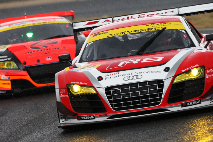 フリー走行: リチャード・ライアン／藤井誠暢組（GT300:Audi R8 LMS ultra）