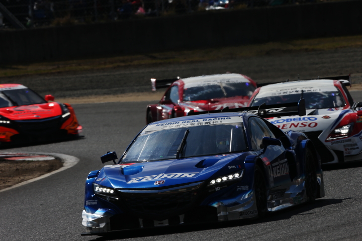 決勝レース: 塚越広大／金石年弘組（GT500:KEIHIN NSX CONCEPT-GT）