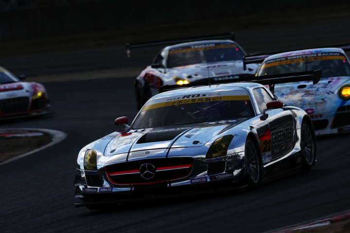 決勝レース: 和田久／土屋武士組（GT300:グリーンテック SLS AMG GT3）