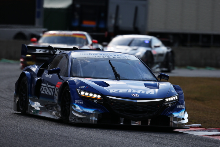 決勝レース: 塚越広大／金石年弘組（GT500:KEIHIN NSX CONCEPT-GT）