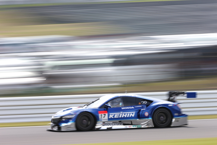 フリー走行: 塚越広大／金石年弘組（GT500:KEIHIN NSX CONCEPT-GT）